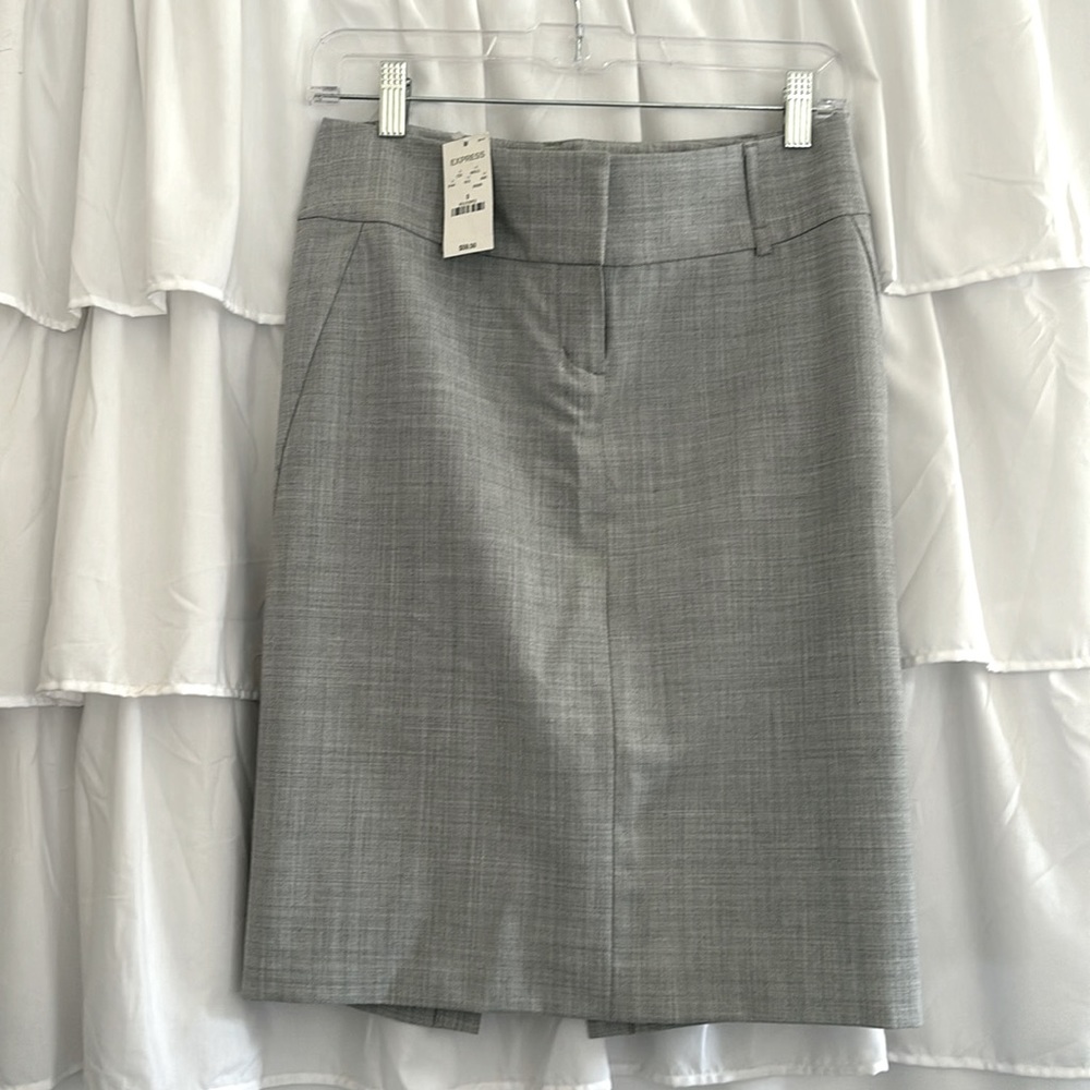 Express Gray Pencil Skirt BRAND NEW